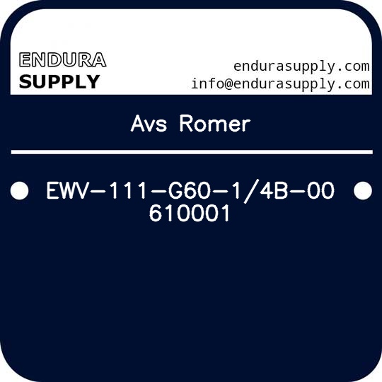 avs-romer-ewv-111-g60-14b-00-610001