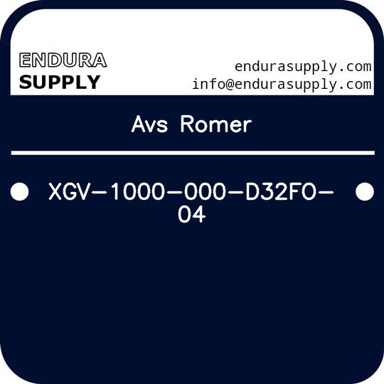 avs-romer-xgv-1000-000-d32fo-04