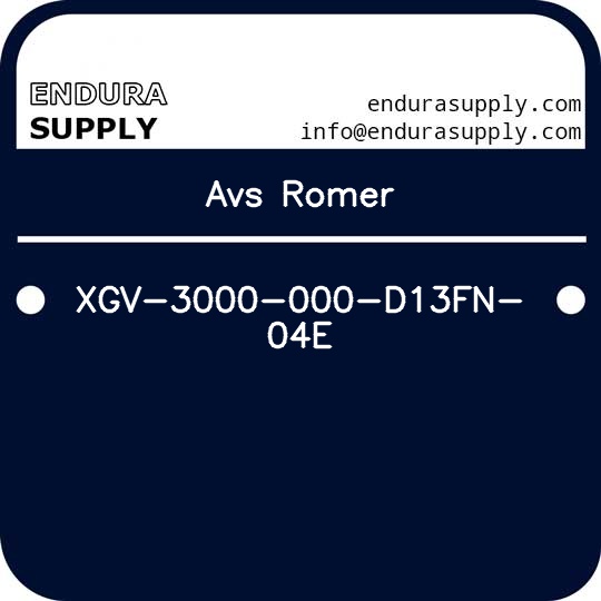 avs-romer-xgv-3000-000-d13fn-04e