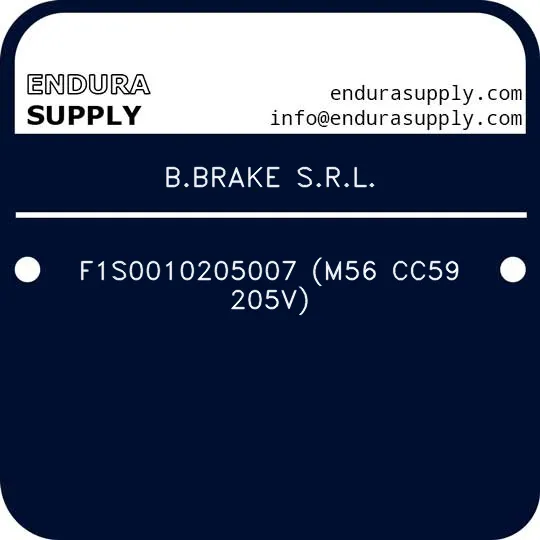 bbrake-srl-f1s0010205007-m56-cc59-205v