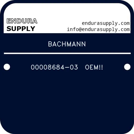 bachmann-00008684-03-oem