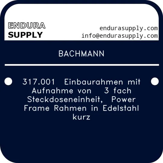 bachmann-317001-einbaurahmen-mit-aufnahme-von-3-fach-steckdoseneinheit-power-frame-rahmen-in-edelstahl-kurz