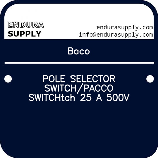 baco-pole-selector-switchpacco-switchtch-25-a-500v