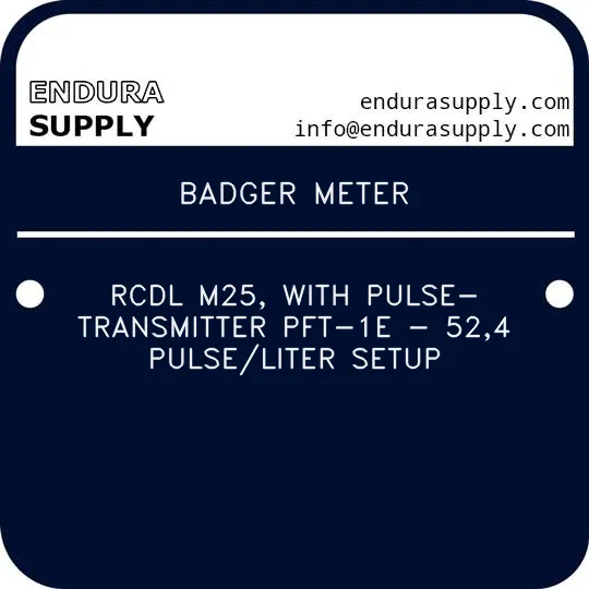 badger-meter-rcdl-m25-with-pulse-transmitter-pft-1e-524-pulseliter-setup
