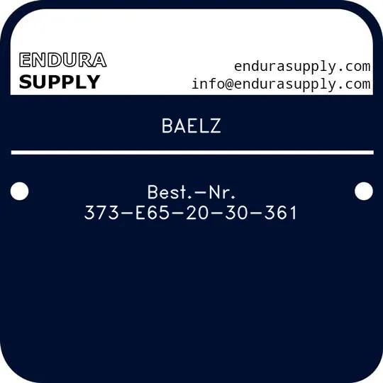 baelz-best-nr-373-e65-20-30-361