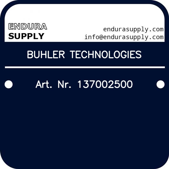 buhler-technologies-art-nr-137002500