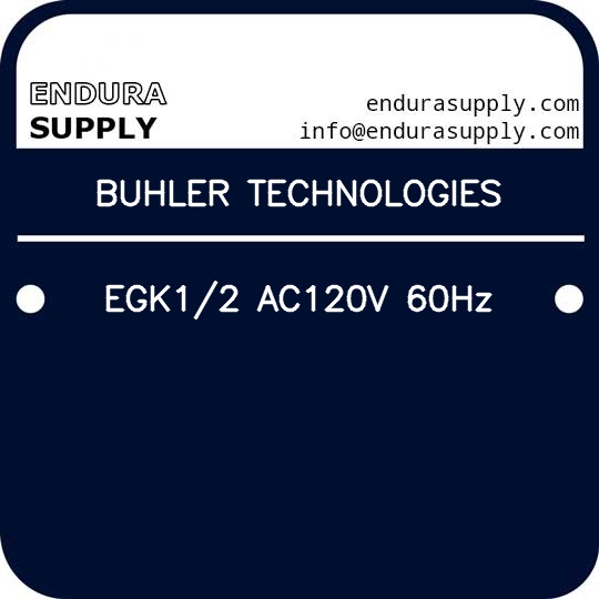 buhler-technologies-egk12-ac120v-60hz