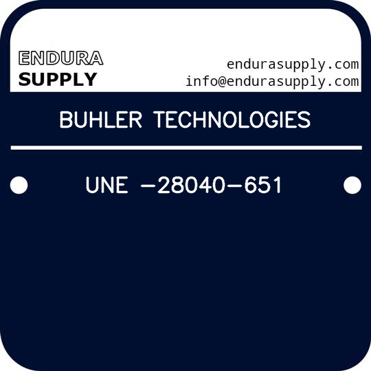 buhler-technologies-une-28040-651