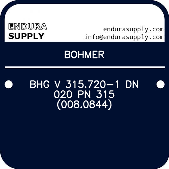 bohmer-bhg-v-315720-1-dn-020-pn-315-0080844