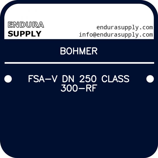 bohmer-fsa-v-dn-250-class-300-rf