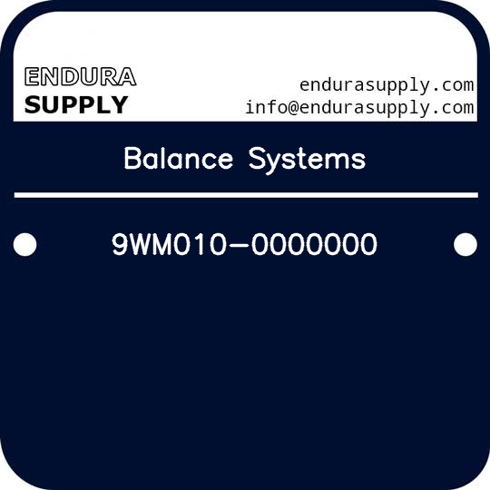 balance-systems-9wm010-0000000