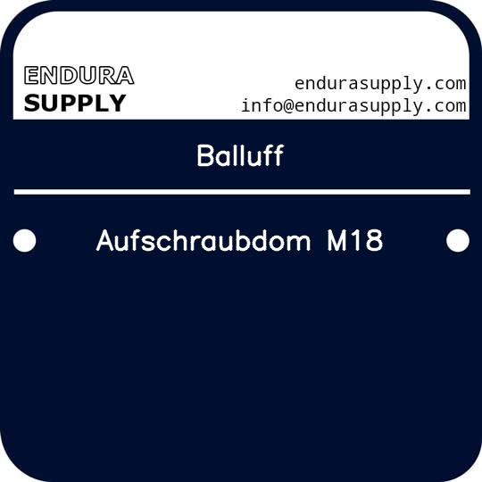 balluff-aufschraubdom-m18