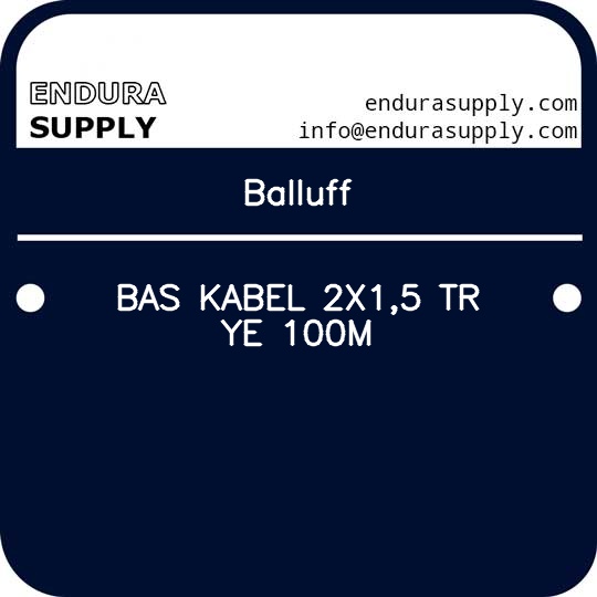 balluff-bas-kabel-2x15-tr-ye-100m