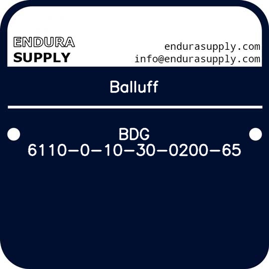 balluff-bdg-6110-0-10-30-0200-65