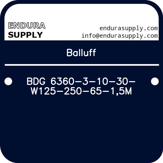 balluff-bdg-6360-3-10-30-w125-250-65-15m