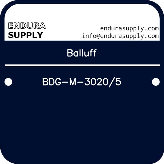 balluff-bdg-m-30205