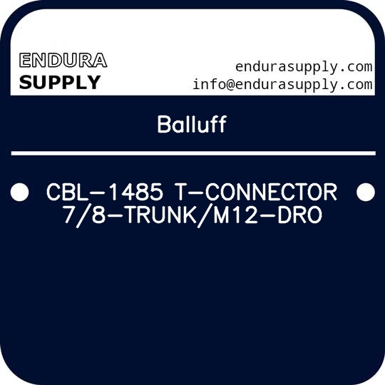 balluff-cbl-1485-t-connector-78-trunkm12-dro