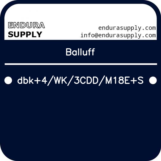 balluff-dbk4wk3cddm18es