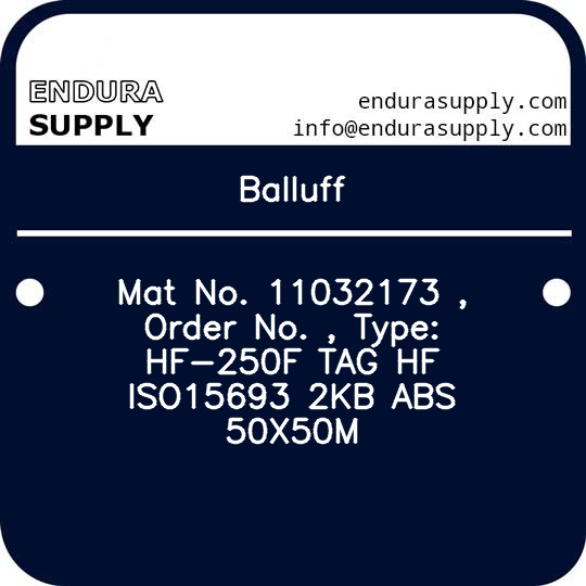 balluff-mat-no-11032173-order-no-type-hf-250f-tag-hf-iso15693-2kb-abs-50x50m
