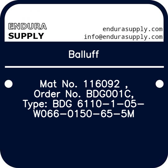 balluff-mat-no-116092-order-no-bdg001c-type-bdg-6110-1-05-w066-0150-65-5m