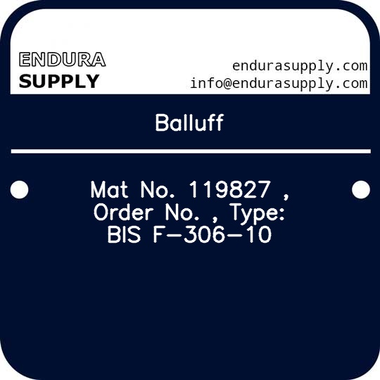 balluff-mat-no-119827-order-no-type-bis-f-306-10