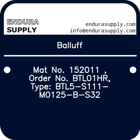 balluff-mat-no-152011-order-no-btl01hr-type-btl5-s111-m0125-b-s32