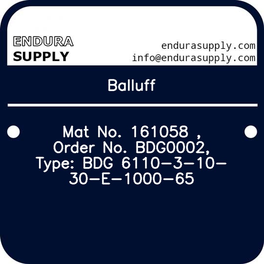 balluff-mat-no-161058-order-no-bdg0002-type-bdg-6110-3-10-30-e-1000-65