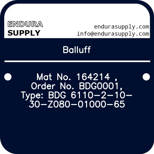 balluff-mat-no-164214-order-no-bdg0001-type-bdg-6110-2-10-30-z080-01000-65