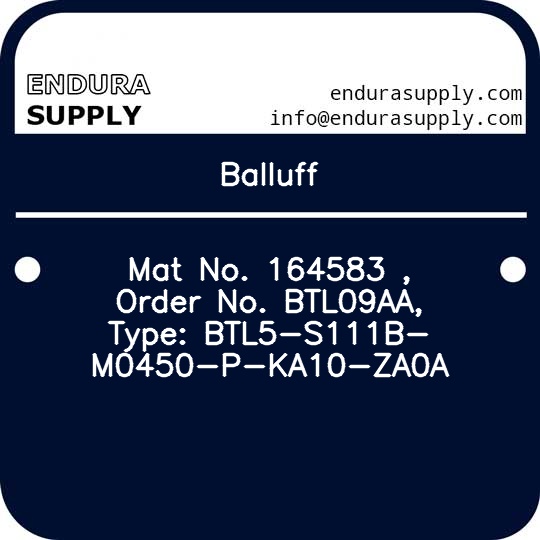 balluff-mat-no-164583-order-no-btl09aa-type-btl5-s111b-m0450-p-ka10-za0a