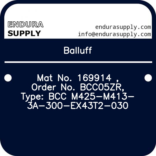 balluff-mat-no-169914-order-no-bcc05zr-type-bcc-m425-m413-3a-300-ex43t2-030