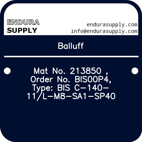 balluff-mat-no-213850-order-no-bis00p4-type-bis-c-140-11l-m8-sa1-sp40