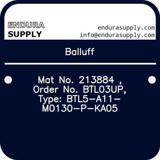 balluff-mat-no-213884-order-no-btl03up-type-btl5-a11-m0130-p-ka05