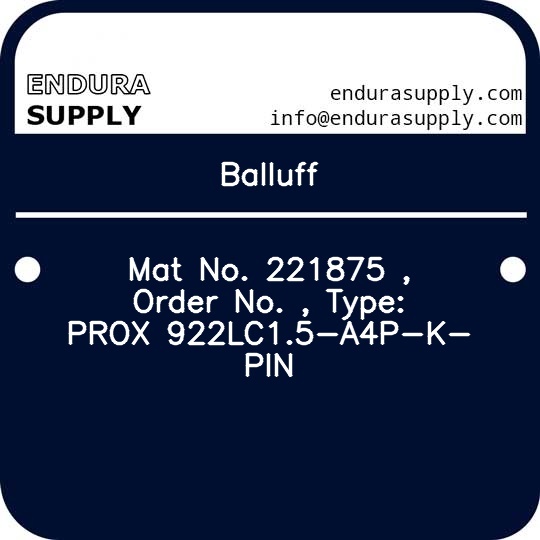 balluff-mat-no-221875-order-no-type-prox-922lc15-a4p-k-pin