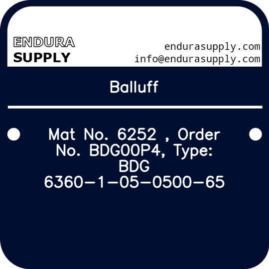 balluff-mat-no-6252-order-no-bdg00p4-type-bdg-6360-1-05-0500-65