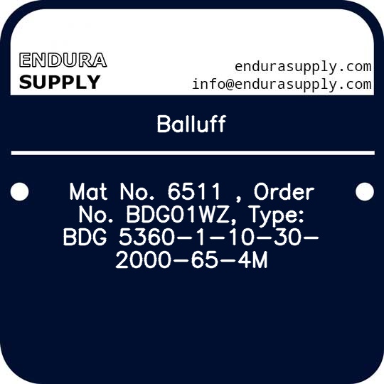 balluff-mat-no-6511-order-no-bdg01wz-type-bdg-5360-1-10-30-2000-65-4m