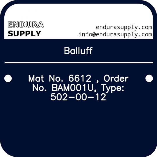 balluff-mat-no-6612-order-no-bam001u-type-502-00-12