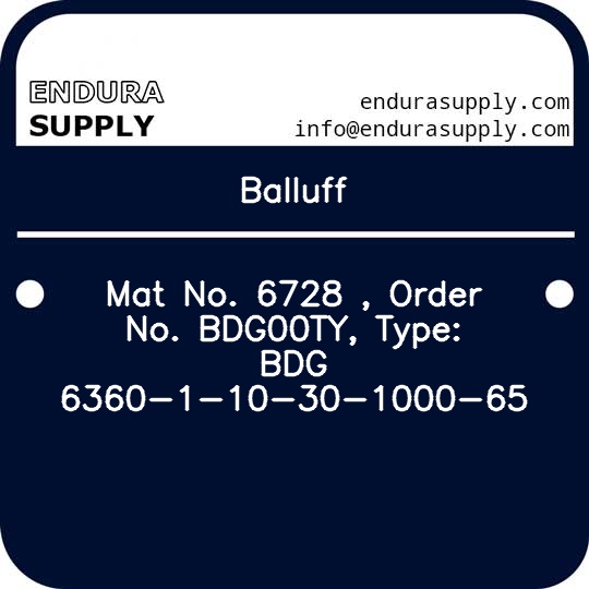 balluff-mat-no-6728-order-no-bdg00ty-type-bdg-6360-1-10-30-1000-65