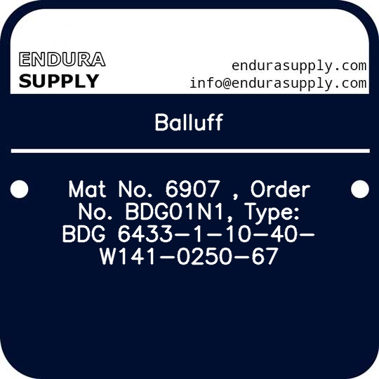 balluff-mat-no-6907-order-no-bdg01n1-type-bdg-6433-1-10-40-w141-0250-67