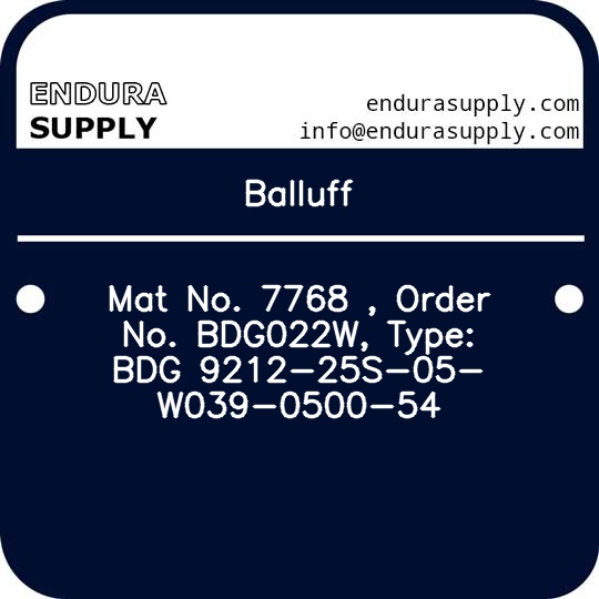 balluff-mat-no-7768-order-no-bdg022w-type-bdg-9212-25s-05-w039-0500-54