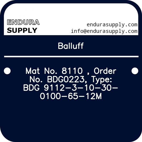 balluff-mat-no-8110-order-no-bdg0223-type-bdg-9112-3-10-30-0100-65-12m