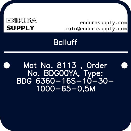 balluff-mat-no-8113-order-no-bdg00ya-type-bdg-6360-16s-10-30-1000-65-05m