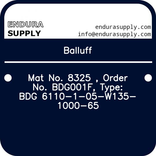 balluff-mat-no-8325-order-no-bdg001f-type-bdg-6110-1-05-w135-1000-65