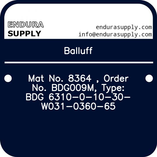 balluff-mat-no-8364-order-no-bdg009m-type-bdg-6310-0-10-30-w031-0360-65