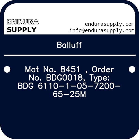 balluff-mat-no-8451-order-no-bdg0018-type-bdg-6110-1-05-7200-65-25m