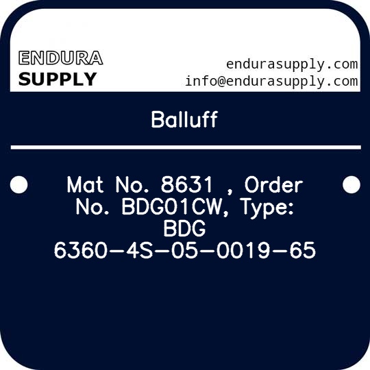 balluff-mat-no-8631-order-no-bdg01cw-type-bdg-6360-4s-05-0019-65