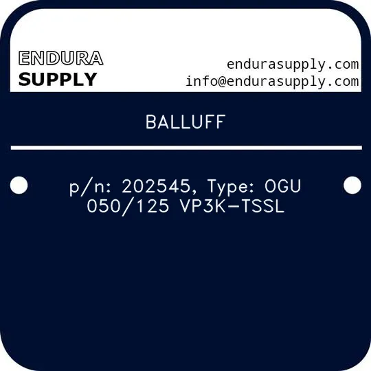 balluff-pn-202545-type-ogu-050125-vp3k-tssl