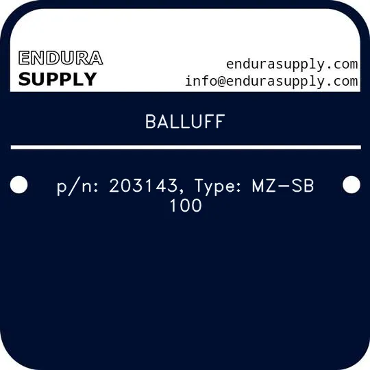 balluff-pn-203143-type-mz-sb-100