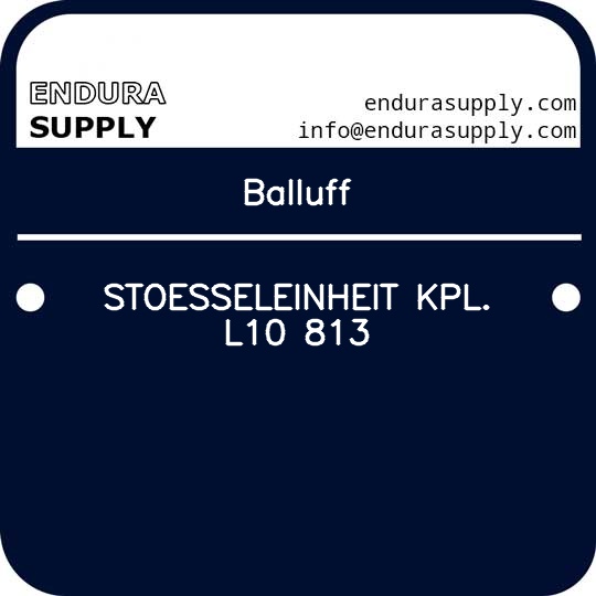 balluff-stoesseleinheit-kpl-l10-813