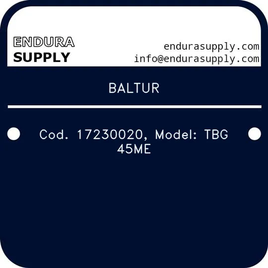 baltur-cod-17230020-model-tbg-45me