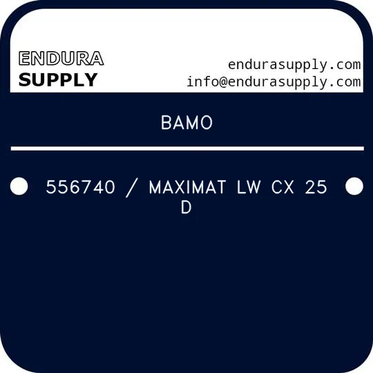 bamo-556740-maximat-lw-cx-25-d